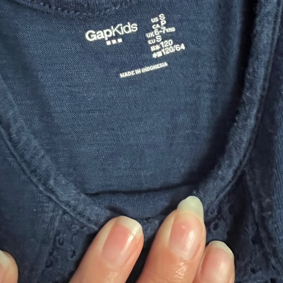 Blue, Girls, Size 6-7 Tank Top. Gap Kids. - Picture 7 of 7